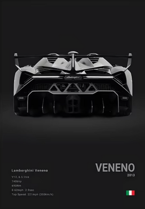 FastCar VENENO Canvas