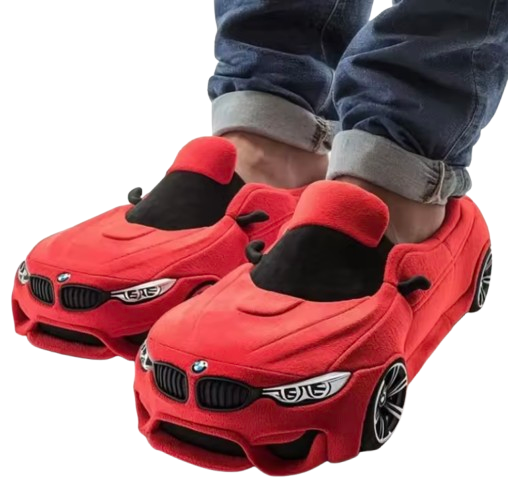 BMW Slippers – Color Red